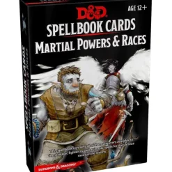 Board Games-Dungeons and Dragons RPG Spellbook Cards - 61 Card Martial Powers and Races Deck - Your Source for Gaming Essentials