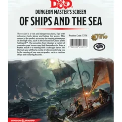 Board Games-Dungeons and Dragons RPG: Of Ships and the Sea DM Screen - Your Source for Gaming Essentials