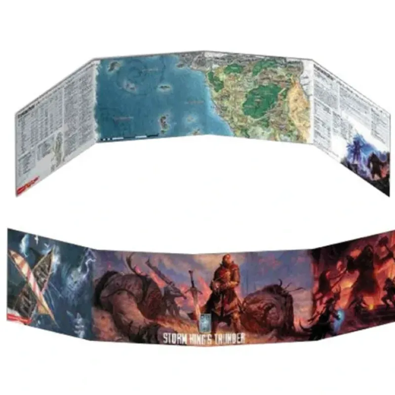 Board Games-Dungeons and Dragons RPG: Storm King's Thunder DM Screen - Your Source for Gaming Essentials