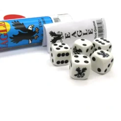 Dice-Eagle Dice Game 5 Dice Set with Travel Tube and Instructions - Your Source for Gaming Essentials