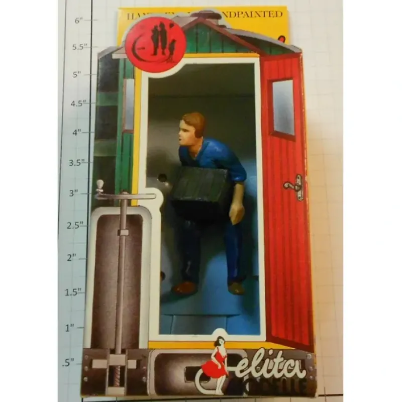 Elita Modelle 10024 Siting man with box figure - Your Source for Gaming Essentials Trains