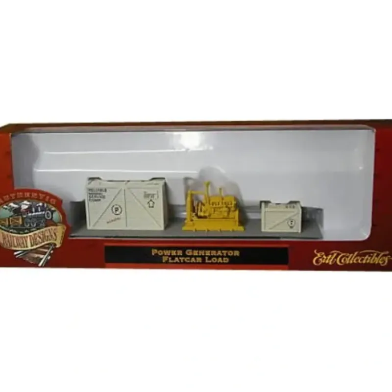 Sale Ertl 4055 HO Scale Power Generator & Crates Flatcar Load - Your Source for Gaming Essentials Trains