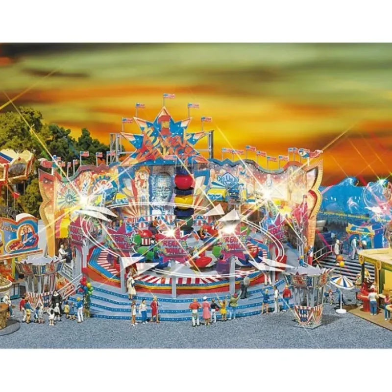 Outlet Faller 140461 HO Carnival Rides - Breakdancer #1 w/2 Ticket Booths - Your Source for Gaming Essentials Trains