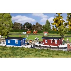 Outlet Faller 131008 HO Houseboats (Set of 2) - Your Source for Gaming Essentials Trains