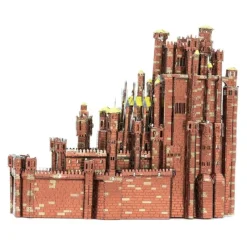 Toys-Fascinations ICONX Red Keep Laser Cut 3D Metal Model Kit - Your Source for Gaming Essentials