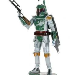 Toys-Fascinations ICONX Star Wars Boba FettLaser Cut 3D Metal Model Kit - Your Source for Gaming Essentials