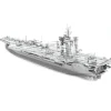 Toys-Fascinations ICONX USS Theodore Roosevelt CVN-71 Laser Cut 3D Metal Model Kit - Your Source for Gaming Essentials