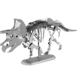 Toys-Fascinations Metal Earth Triceratops Skeleton Laser Cut 3D Metal Model Kit - Your Source for Gaming Essentials
