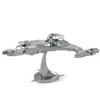 Toys-Fascinations Metal Earth Klingon VOR'CHA Star Trek Laser Cut 3D Metal Model Kit - Your Source for Gaming Essentials
