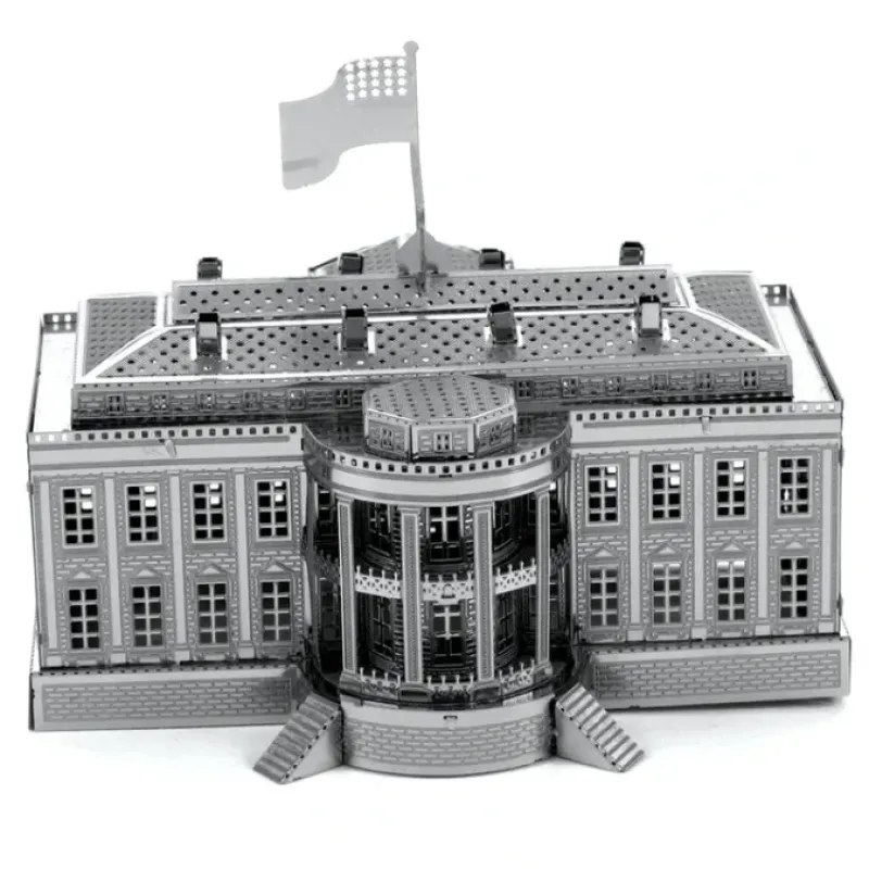 Toys-Fascinations Metal Earth White House Laser Cut 3D Metal Model Kit - Your Source for Gaming Essentials