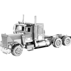 Toys-Fascinations Metal Earth Freightliner FLC Long Nose Truck Laser Cut 3D Model Kit - Your Source for Gaming Essentials