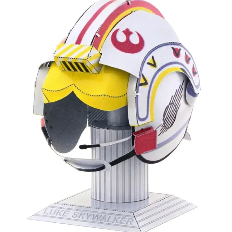 Toys-Fascinations Metal Earth Luke Skywalker Helmet Unassembled Color 3D Metal Model - Your Source for Gaming Essentials