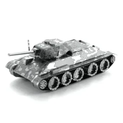 Toys-Fascinations Metal Earth T-34 Tank Laser Cut 3D Metal Model Kit - Your Source for Gaming Essentials