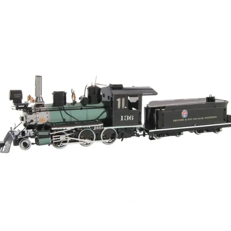 Toys-Fascinations Metal Earth Wild West 2-6-0 Locomotive Unassembled 3D Metal Model - Your Source for Gaming Essentials