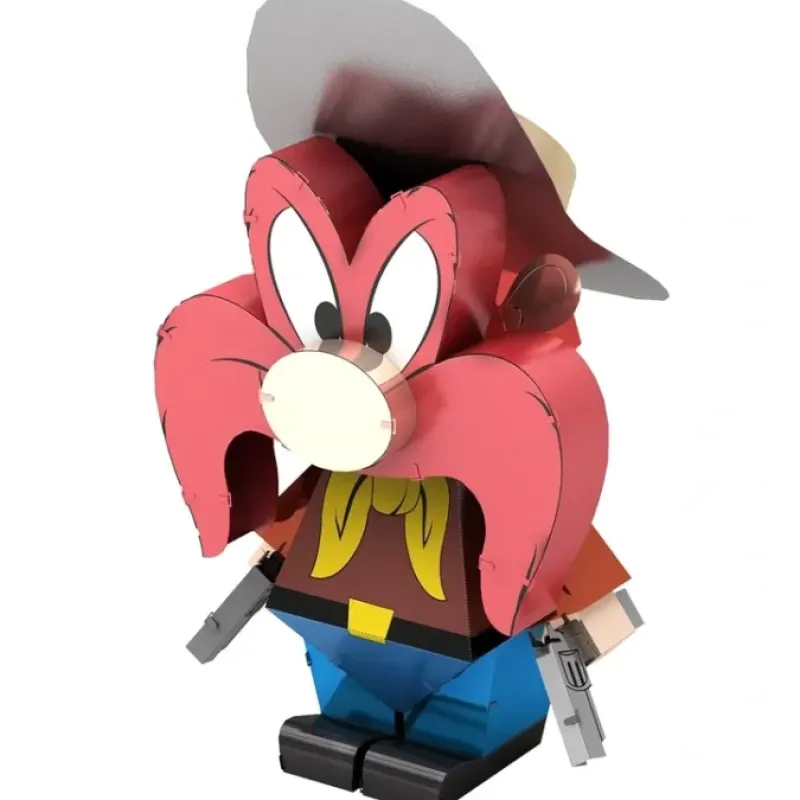 Toys-Fascinations Metal Earth Looney Tunes Yosemite Sam Laser Cut Metal Model Kit - Your Source for Gaming Essentials