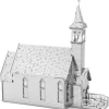 Toys-Fascinations Metal Earth The Old Country Church Unassembled 3D Metal Model Kit - Your Source for Gaming Essentials