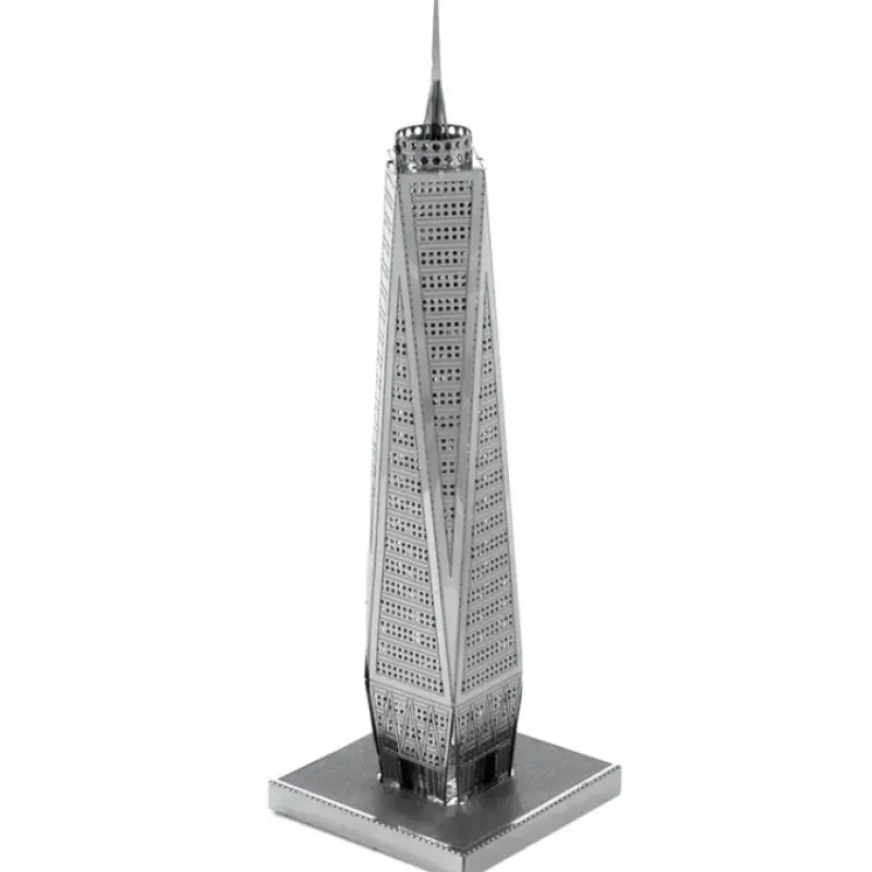 Toys-Fascinations Metal Earth One World Trade Center Laser Cut 3D Metal Model Kit - Your Source for Gaming Essentials
