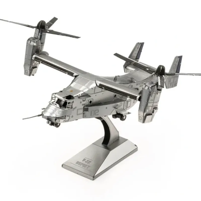 Toys-Fascinations Metal Earth V-22 Osprey Laser Cut 3D Metal Model Kit - Your Source for Gaming Essentials