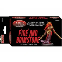 Tabletop Miniatures>Fast Palette Core Colors Paint Set (6) #09903 - Fire and Brimstone (Fiery Reds) - Your Source for Gaming Essentials