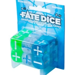 Dice-Fate Dice for Fate & Fudge Games by Evil Hat Productions- 12 D6 Atomic Robo Dice - Your Source for Gaming Essentials