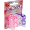Dice-Fate Dice for Fate & Fudge Games by Evil Hat Productions - 12 D6 Valentine Dice - Your Source for Gaming Essentials