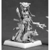 Tabletop Miniatures>Feiya, Iconic Witch & Fox Familiar #60048 Pathfinder Miniatures Unpainted - Your Source for Gaming Essentials