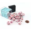 Dice-Festive 12mm D6 Chessex Dice Block (36 Dice) - Pop Art with Red Pips - Your Source for Gaming Essentials