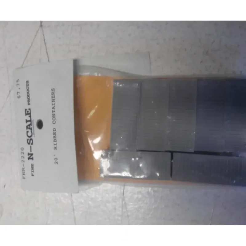 Fine N Scale Products FNR-2220 N 20' Ribbed Containers (Pack of 7) - Your Source for Gaming Essentials Trains