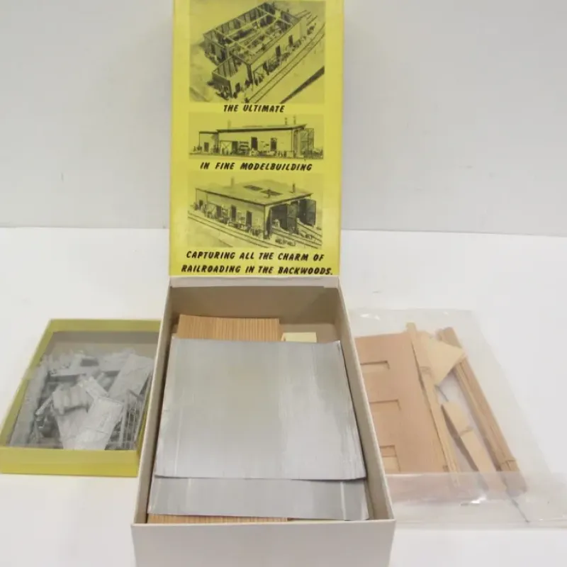 Discount Fine Scale Miniatures 120 HO Scale 2-Stall Roundhouse Kit - Your Source for Gaming Essentials Trains