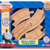 Clearance Fisher Price BCG12 Thomas & Friends Wooden Railway 3-1/2 Curved Track 4-Pack - Your Source for Gaming Essentials Trains