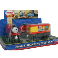 Outlet Fisher Price BDG22 Thomas & Friends Wooden Railway James' Roaring Delivery - Your Source for Gaming Essentials Trains