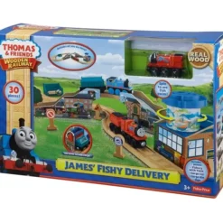 Best Fisher Price BDG57 Thomas & Friends Wooden Railway James' Fishy Delivery - Your Source for Gaming Essentials Trains