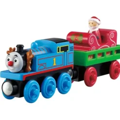 New Fisher Price Y5420 Thomas & Friends Santa's Little Engine (Set of 2) - Your Source for Gaming Essentials Trains