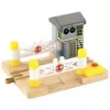 Sale Fisher Price Y4499 Thomas & Friends Wooden Railway Deluxe Railroad Crossing - Your Source for Gaming Essentials Trains