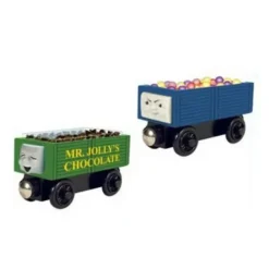 Clearance Fisher Price Y4107 Thomas & Friends Wooden Railway Troublesome Trucks & Sweets - Your Source for Gaming Essentials Trains