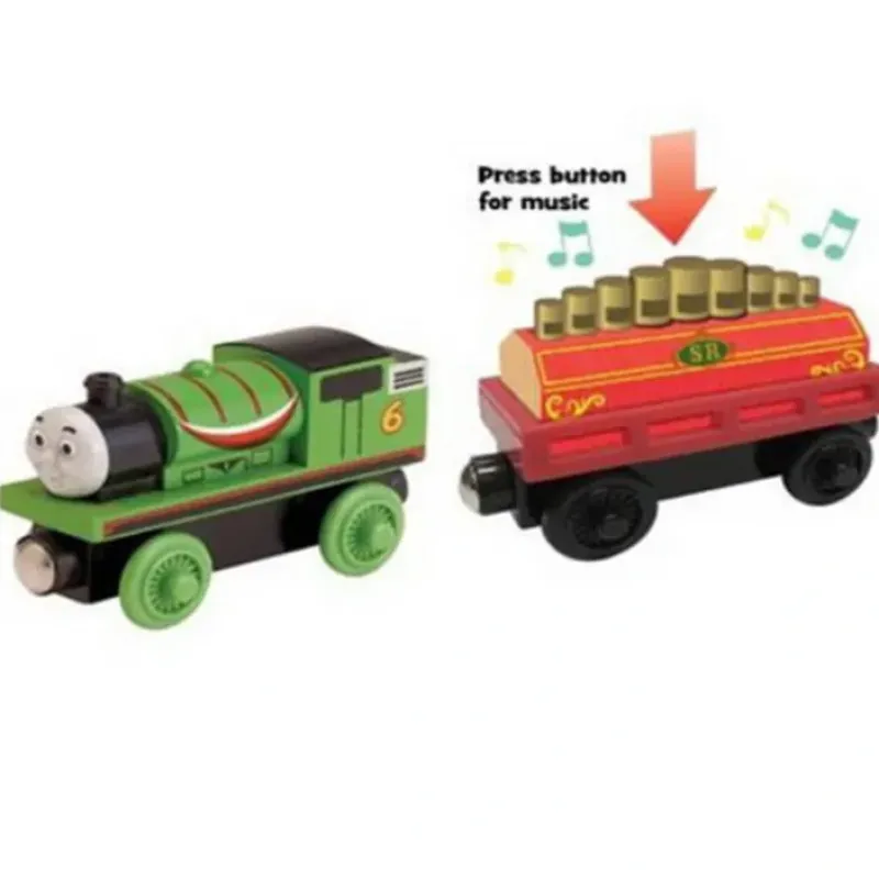 Fisher Price Y4105 Thomas & Friends Wooden Railway Percy's Musical Ride - Your Source for Gaming Essentials Trains