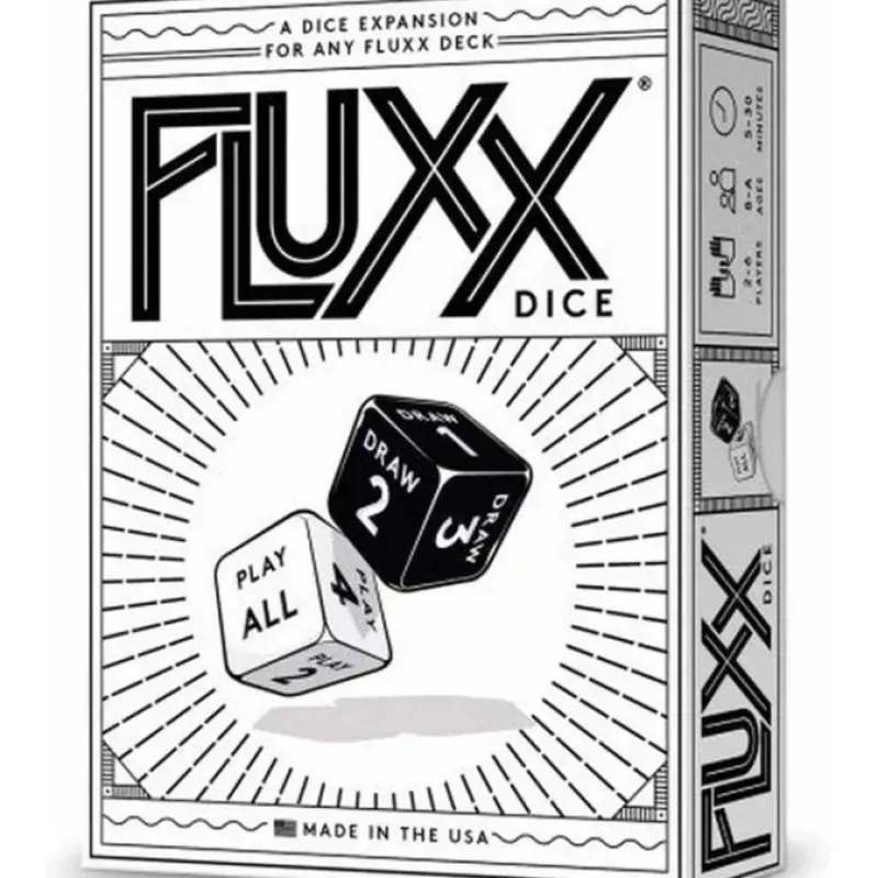 Dice-Fluxx Dice - A Dice Expansion for any Fluxx Deck - Your Source for Gaming Essentials