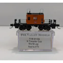 New Fox Valley Models 91154 Milwaukee Road Transfer Caboose - Ready to Run #2 - Your Source for Gaming Essentials Trains