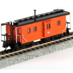 Hot Fox Valley Models 91007 N Milwaukee Rib-Side Low Bay Window Caboose #01970 - Your Source for Gaming Essentials Trains