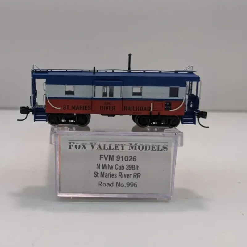 Fox Valley Models 91026 N STMA MILW High-Window Rib-Side Caboose w/Oil Door #996 - Your Source for Gaming Essentials Trains