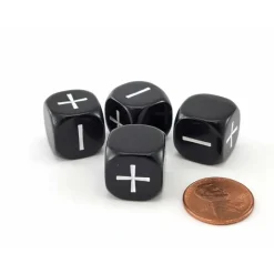 Dice-Fudge Dice, 4 Pieces - Choose your color - Your Source for Gaming Essentials