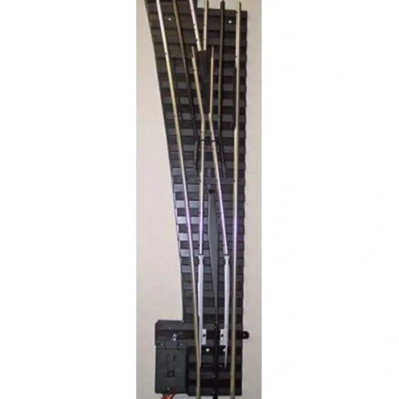 New Gargraves 1106 O 100" Radius "Phantom" Left Hand Remote Switch Turnout - Your Source for Gaming Essentials Trains