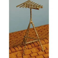 New GCLaser 292-267 Antennas (Laser-Cut Wood) Roof Top Style pkg(4) - Your Source for Gaming Essentials Trains