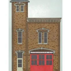 Online GCLaser 19024 Firehouse #3 Backdrop - Your Source for Gaming Essentials Trains