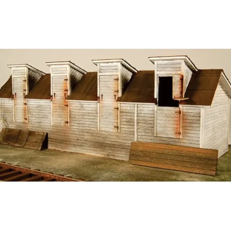 Hot GCLaser 1291 HO Laser-Cut Wood Coal Shed - Kit - Your Source for Gaming Essentials Trains