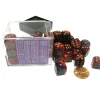 Dice-Gemini 12mm D6 Chessex Dice Block (36 Dice) - Purple-Red with Gold Pips - Your Source for Gaming Essentials