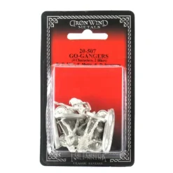 Tabletop Miniatures>Go Gangers 4 Characters, 2 Bikes #20-507 Shadowrun RPG Metal Ral Partha Figure - Your Source for Gaming Essentials
