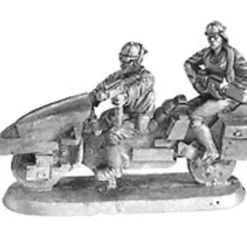 Tabletop Miniatures>Go-Ganger Enforcers Male and Female on Scorpion Bike #20-542 Shadowrun RPG Mini - Your Source for Gaming Essentials