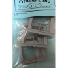 Online Grandt Line 3959 G 1-9/16'' x 1-9/16'' 4 Pane Square Window (Pack of 3) - Your Source for Gaming Essentials Trains
