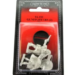 Tabletop Miniatures>Gunfighters (2) #04-101 Classic Ral Partha Fantasy RPG Metal Figure - Your Source for Gaming Essentials